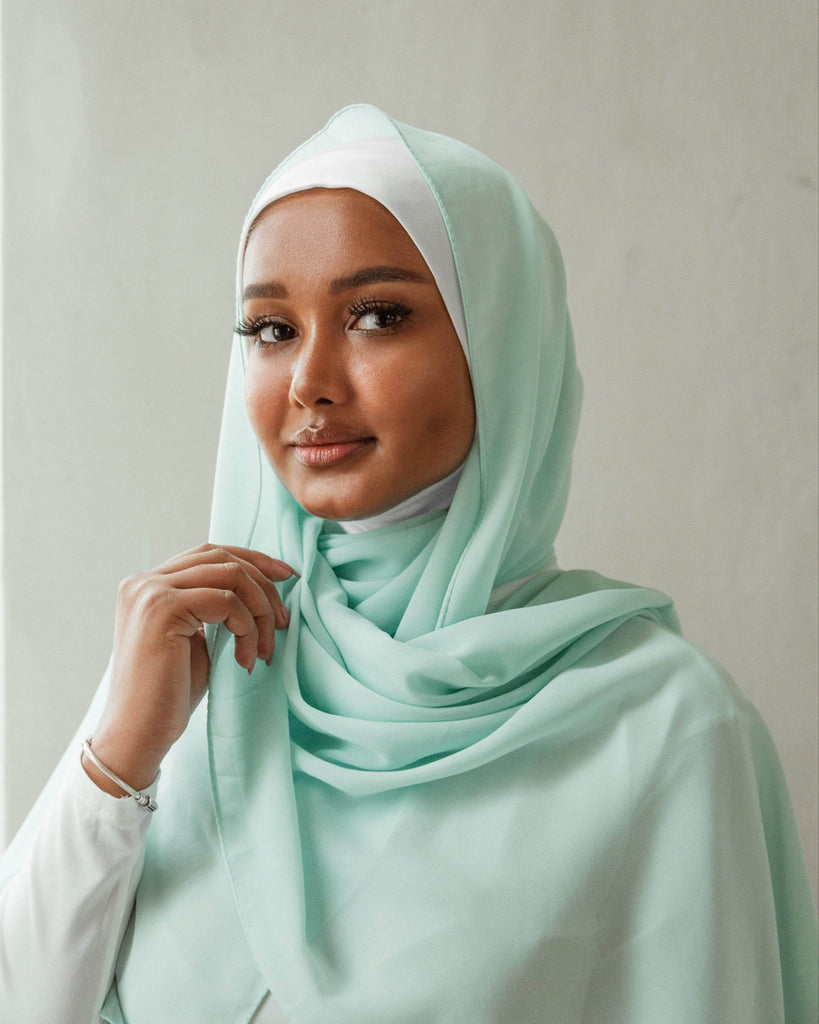 RUUQ Chiffon Chiffon Hijab - Skylight 68628898 CH-SL