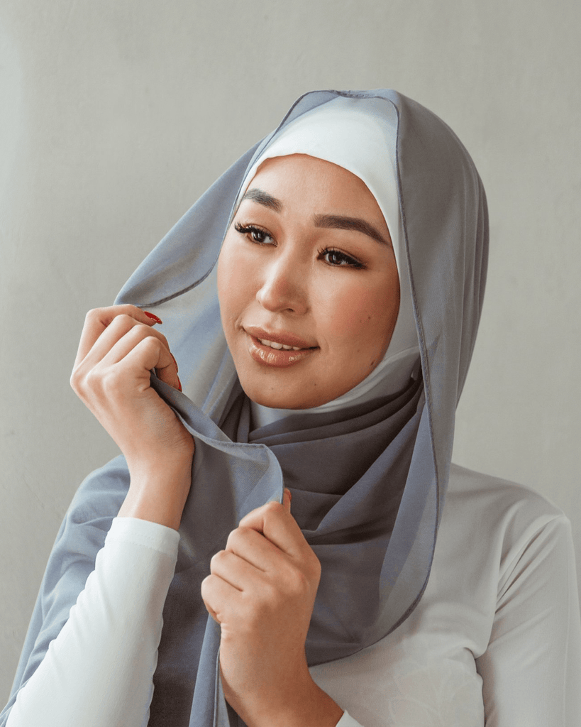 RUUQ Chiffon Chiffon Hijab - Stone 00632226 CH-Stone