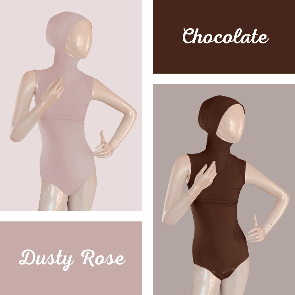 RUUQ Amirabody Sleeveless Bundle - Dusty Rose & Chocolate