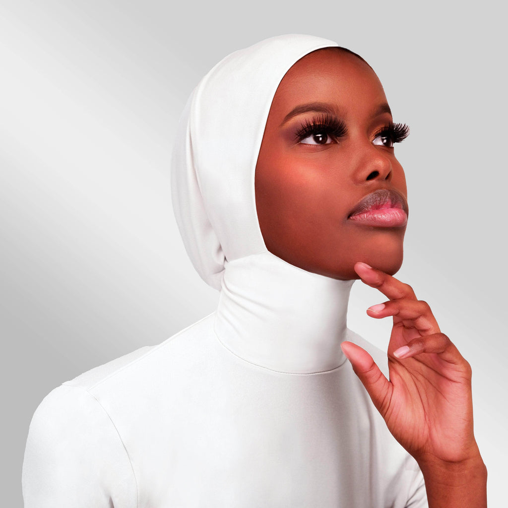 RUUQ Hijab Bodysuit S Ruuq Hijab Bodysuit Long Sleeve - White 67895202 RHB-LS-W01