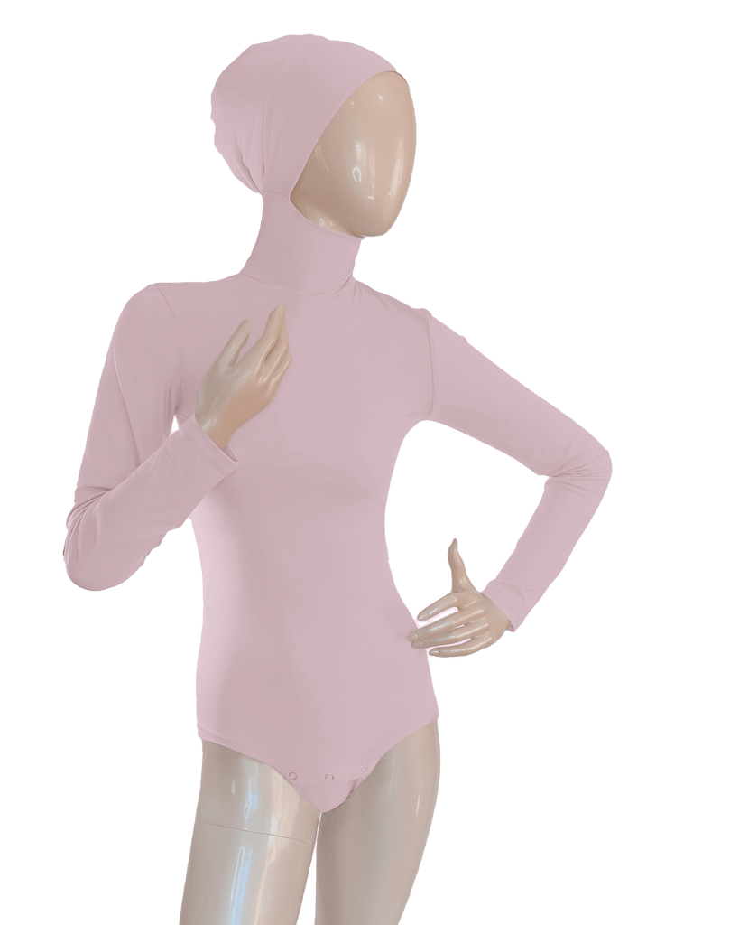 RUUQ S Amirabody Hijab Bodysuit Full Coverage - Dusty Rose