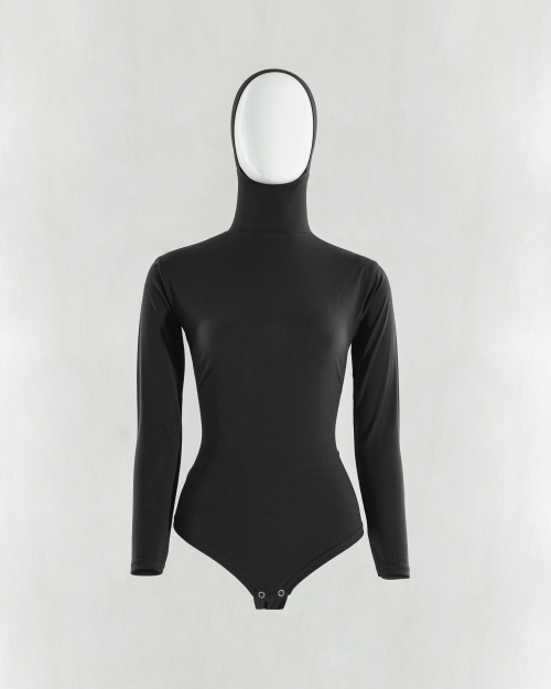 Black Ruuq Hijab Bodysuit
