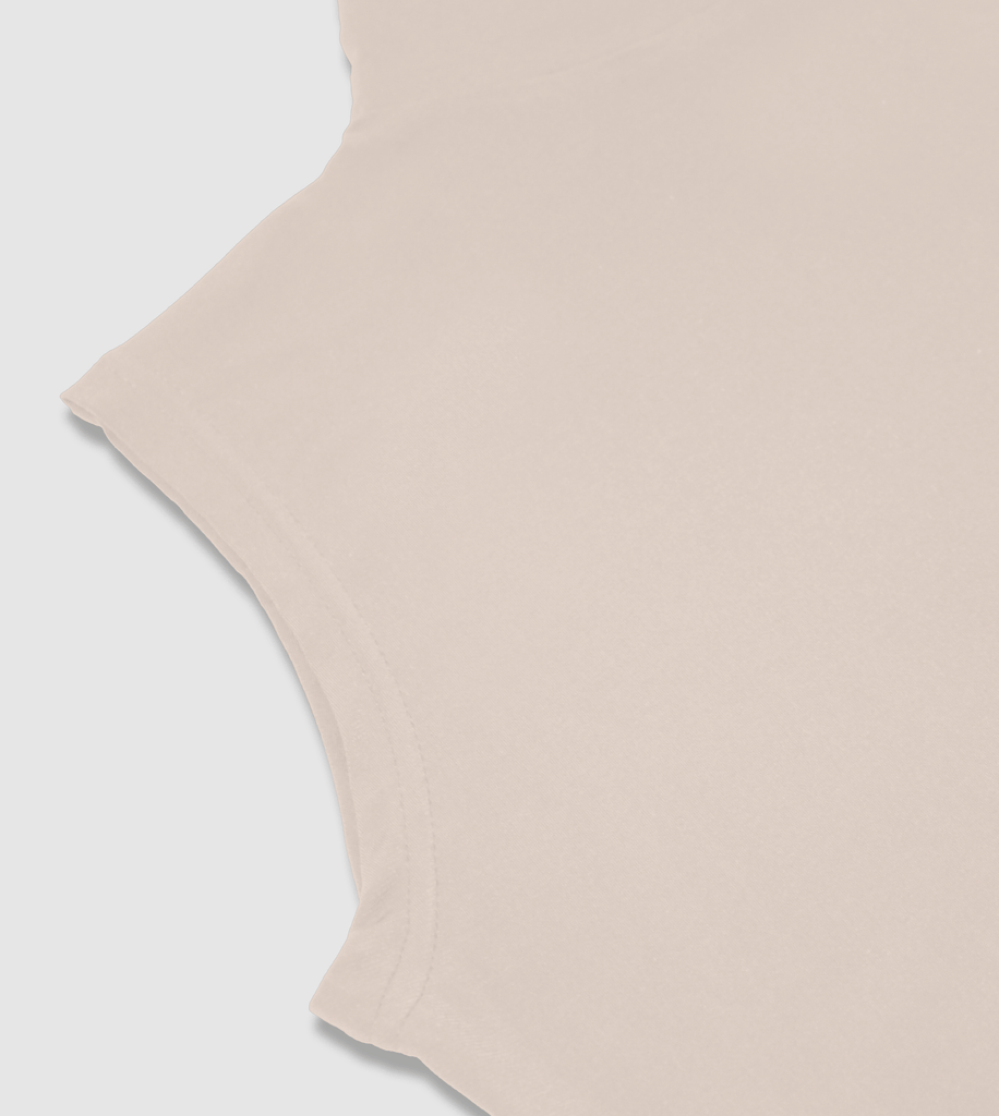 RUUQ Hijab Bodysuit RUUQ Bodysuit Sleeveless with Hijab Cap - Buttermilk