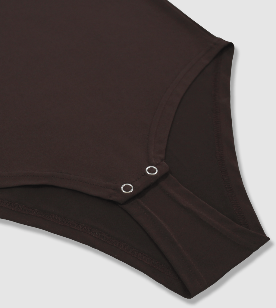 RUUQ Hijab Bodysuit RUUQ Bodysuit Sleeveless with Hijab Cap - Dark Chocolate