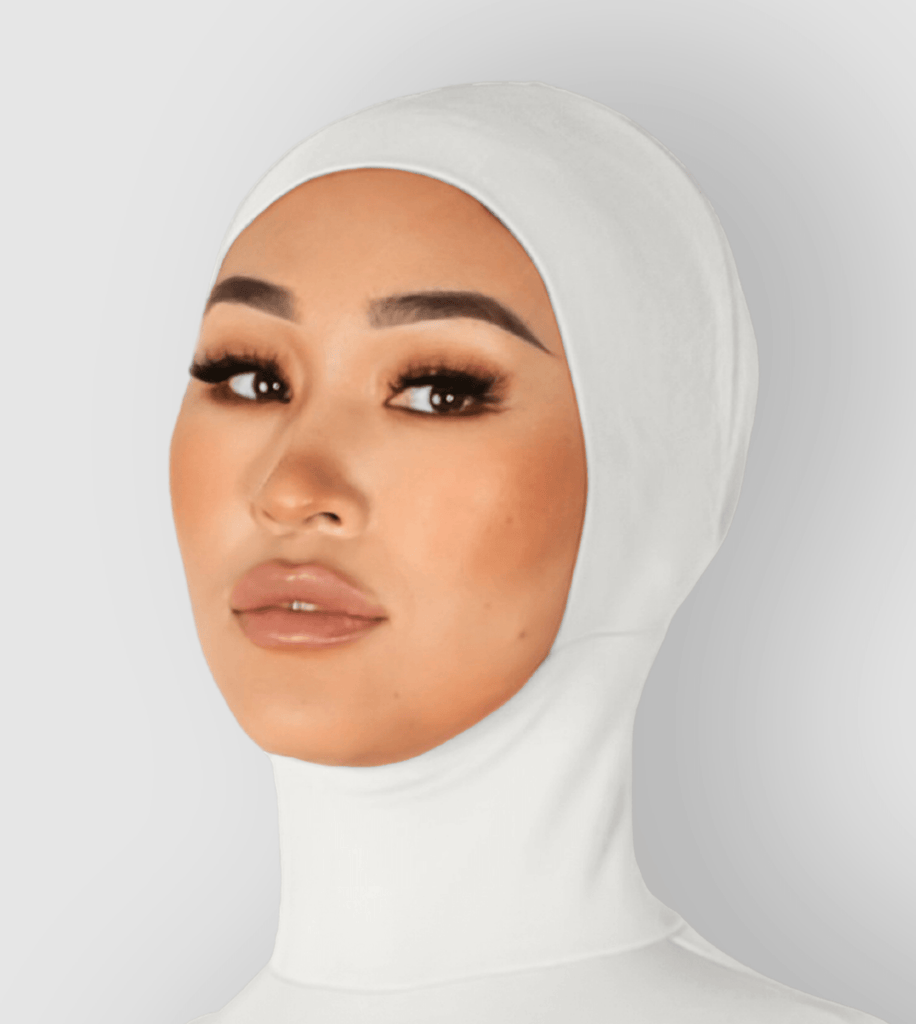 RUUQ Hijab Bodysuit RUUQ Bodysuit Sleeveless with Hijab Cap - Ivory