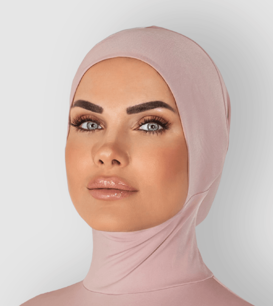 RUUQ Hijab Bodysuit RUUQ Bodysuit Sleeveless with Hijab Cap - Rose