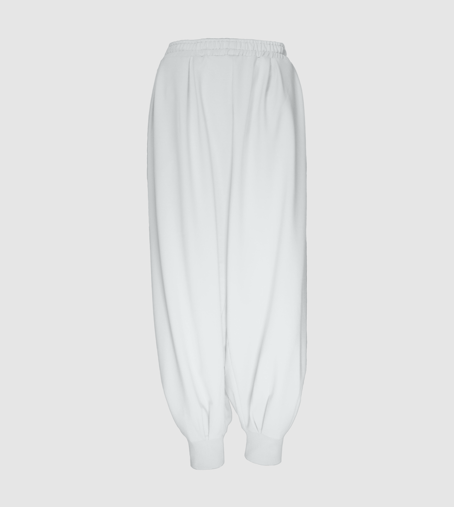 RUUQ Cotton Twill S-M RUUQ Oversized Harem Cotton Twill Pants - Moonstone 6253812602441 ROP-HRM-SS25-MS0012