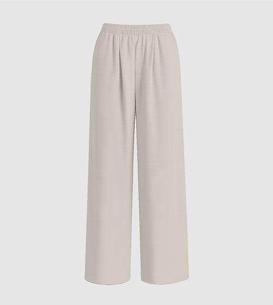 RUUQ Joggers S-M RUUQ Wide-Leg Pleated Joggers in Porcelain