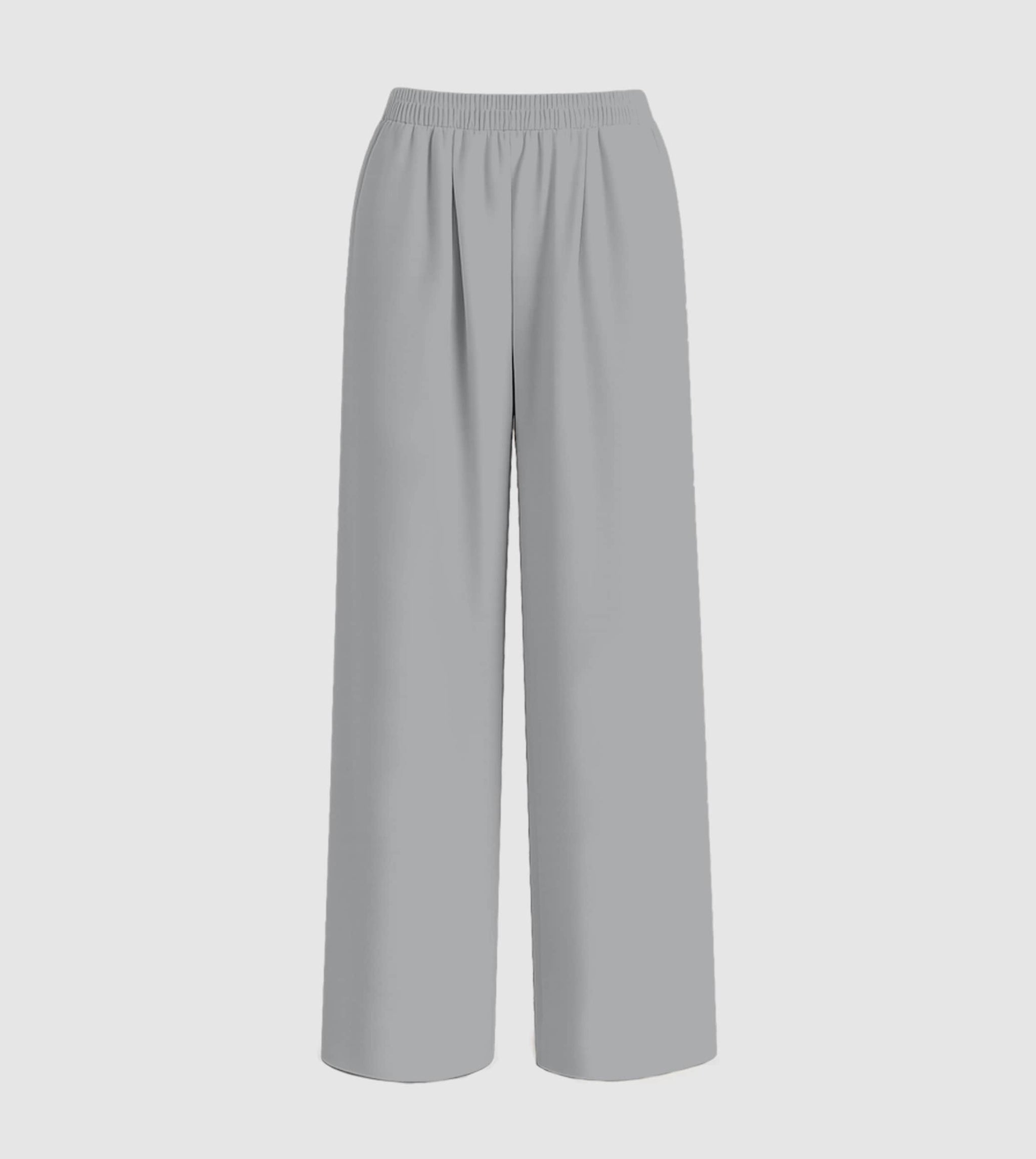 RUUQ Oversized Wide Leg Pleated Cotton Twill Joggers - Slate