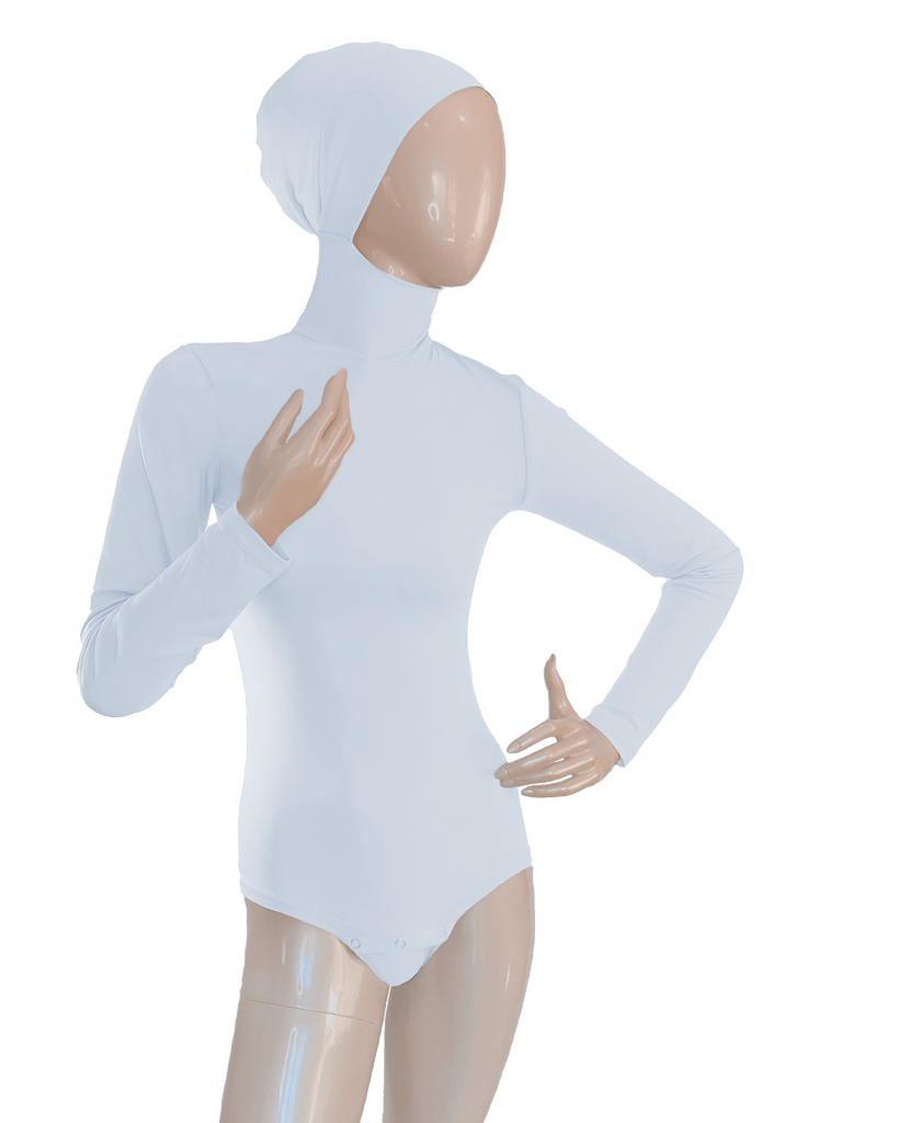 Ruuq S Amirabody Hijab Bodysuit Full Coverage - White 80817058 ABFC-E-W-001