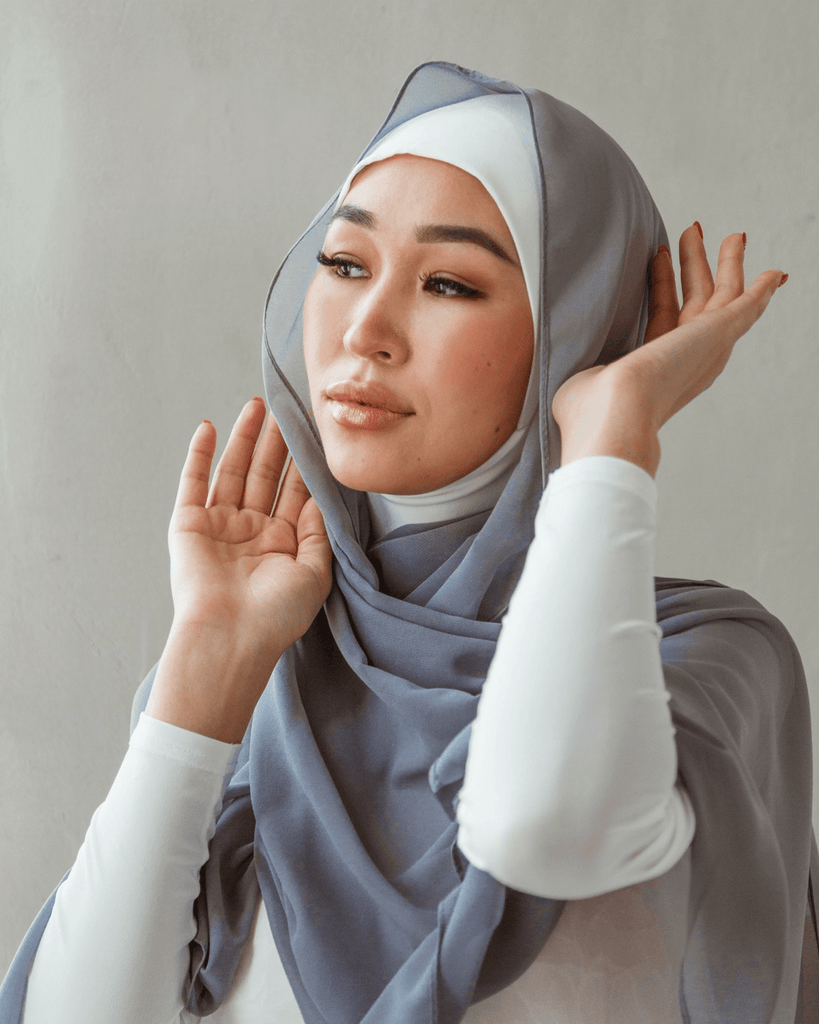 RUUQ Chiffon Chiffon Hijab - Stone 00632226 CH-Stone